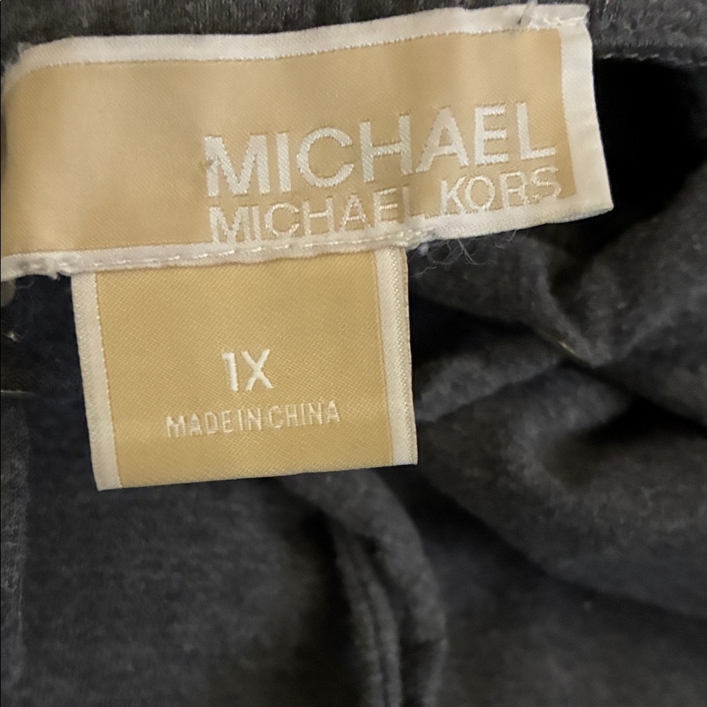 Gray Michael Kors Hoodie women’s 1X with Front Pocket - Picture 4 of 8